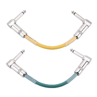 Joyo CM-11 2pcs Colorful Guitar Cables with 14 Inch 635mm Right Angle Plug Connect Effect Pedal for Electric Guitar Color Random
Joyo CM-11 2pcs Colorful Guitar Cables with 14 Inch 635mm Right Angle Plug Connect Effect Pedal for Electric Guitar Color Random