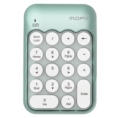 Mofii X910 Wireless Notebook Digital Keypad USB Wired Keyboard Mini Financial Accounting Keyboard Bank Keyboard White Green
Mofii X910 Wireless Notebook Digital Keypad USB Wired Keyboard Mini Financial Accounting Keyboard Bank Keyboard White Green