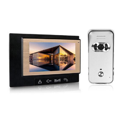 Home Security 7-inch LCD Color Video Door Phone Intercom System Night Vision Camera Kit IR Night Vision Camera Door Bell for Apart
Home Security 7-inch LCD Color Video Door Phone Intercom System Night Vision Camera Kit IR Night Vision Camera Door Bell for Apart