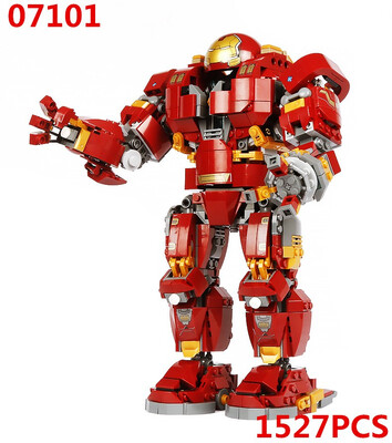 Lepin 07101 Super Genuine Hero Legoing 76105 Iron Man Anti Hulk Mech Hulkbuster Ultron Model Building Bricks Blocks DIY Gift
Lepin 07101 Super Genuine Hero Legoing 76105 Iron Man Anti Hulk Mech Hulkbuster Ultron Model Building Bricks Blocks DIY Gift