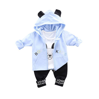 Autumn Baby Boy Clothes 3pcs Long Sleeve Animal Print T-shirtHoodie Letters SweatshirtTrousers Casual Outfits
Autumn Baby Boy Clothes 3pcs Long Sleeve Animal Print T-shirtHoodie Letters SweatshirtTrousers Casual Outfits