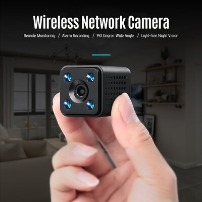 Mini WiFi Camera Wireless DVR Nanny Cam Security Camera with Motion Detection Night Vision HD 1080P IP Video Recorder with Mobile
Mini WiFi Camera Wireless DVR Nanny Cam Security Camera with Motion Detection Night Vision HD 1080P IP Video Recorder with Mobile