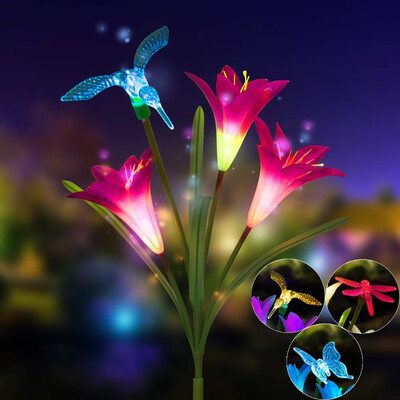 Siaonvr Lily Flower Solar Powered Garden Stake Light Multi-color Change LED Light
Siaonvr Lily Flower Solar Powered Garden Stake Light Multi-color Change LED Light