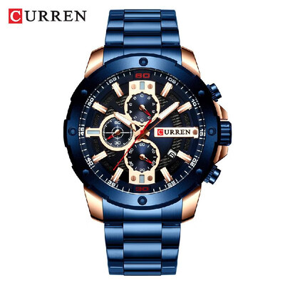 CURREN 8336 Men Quartz Watch Stainless Steel Band Fashion Multifunction Wristwatch 3ATM Chronograph Calendar Date Watches
CURREN 8336 Men Quartz Watch Stainless Steel Band Fashion Multifunction Wristwatch 3ATM Chronograph Calendar Date Watches