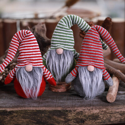 3Pcs Christmas Striped Cap Gnome Doll Hanging Pendant Tree Party Closet Ornament
3Pcs Christmas Striped Cap Gnome Doll Hanging Pendant Tree Party Closet Ornament