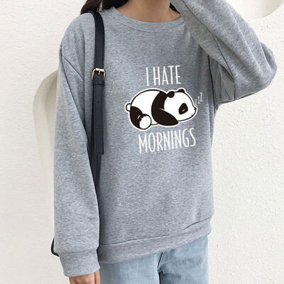 Women Simple Autumn Warm Plus Velvet Sweatshirts Long Sleeve Cute Cartoon Print Casual Loose Round Collar Sweatshirts
Women Simple Autumn Warm Plus Velvet Sweatshirts Long Sleeve Cute Cartoon Print Casual Loose Round Collar Sweatshirts