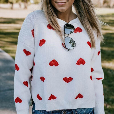 〖Follure〗Women O-Neck Sweater Long Sleeve Knitwear Heart Shape Pullover Top Blouse
〖Follure〗Women O-Neck Sweater Long Sleeve Knitwear Heart Shape Pullover Top Blouse