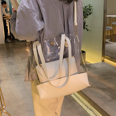 French small bag of foreign shoulder bag handbags new 2019 large capacity casual Messenger bag wild transparent bag
French small bag of foreign shoulder bag handbags new 2019 large capacity casual Messenger bag wild transparent bag