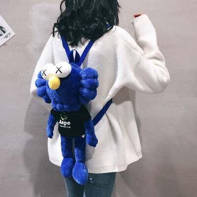 Backpack female 2019 new fashion foreign girl cartoon sesame street bag Korean version of the wild cute plush backpack
Backpack female 2019 new fashion foreign girl cartoon sesame street bag Korean version of the wild cute plush backpack