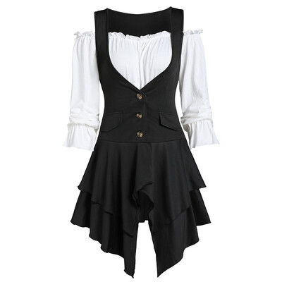 Roseonmyhand Women Plus Size Coat Blouse Button Two-Piece Set Pocket Layered Tank Long Sleeve
Roseonmyhand Women Plus Size Coat Blouse Button Two-Piece Set Pocket Layered Tank Long Sleeve