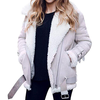 Roseonmyhand Winter Women Faux Fur Fleece Coat Outwear Warm Lapel Biker Motor Jacket
Roseonmyhand Winter Women Faux Fur Fleece Coat Outwear Warm Lapel Biker Motor Jacket