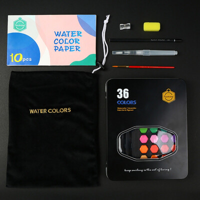 2019 NEW Solid Water Color With Iron Box For Beginners Portable Painting Supplies 36 Colors High Quality
2019 NEW Solid Water Color With Iron Box For Beginners Portable Painting Supplies 36 Colors High Quality