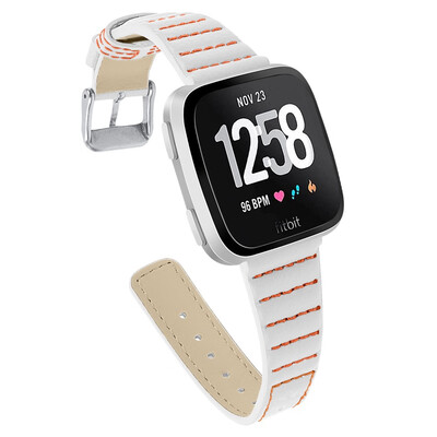 ECSEM Replacement Band Strap Leather Bracelet Wristband Accessories for Fitbit Versa&Fitbit Versa Lite for Women Men 
ECSEM Replacement Band Strap Leather Bracelet Wristband Accessories for Fitbit Versa&Fitbit Versa Lite for Women Men
