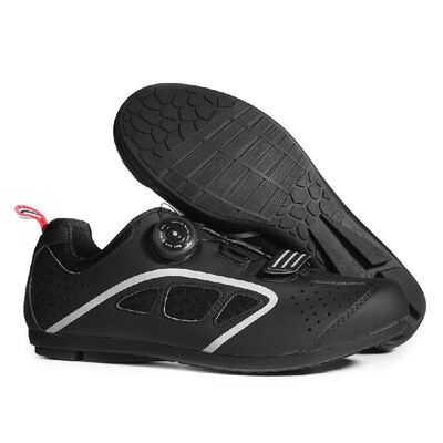 Lock-Free Cycling Shoes Men Road Bike Shoes Unlock Cycling Shoes Rotating Buckle Cycling Sneakers with Non-slip Rubber Sole for Ro
Lock-Free Cycling Shoes Men Road Bike Shoes Unlock Cycling Shoes Rotating Buckle Cycling Sneakers with Non-slip Rubber Sole for Ro