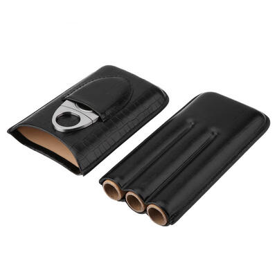 Greensen Crocodile Grain Faux Leather 3 Tube Cigar Travel Case Holder Humidor with Cutter
Greensen Crocodile Grain Faux Leather 3 Tube Cigar Travel Case Holder Humidor with Cutter