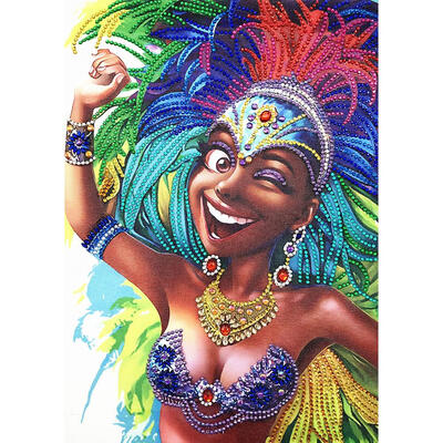 5D DIY Special Shaped Diamond Painting Brazilian Girl Embroidery Mosaic Kit 
5D DIY Special Shaped Diamond Painting Brazilian Girl Embroidery Mosaic Kit