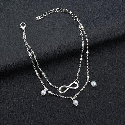 alloy 8 word double pearl chain imitation pearl anklet ladies beaded handmade anklet fashion girl gift anklet
alloy 8 word double pearl chain imitation pearl anklet ladies beaded handmade anklet fashion girl gift anklet