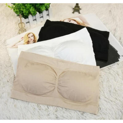 3 Colors Strapless Strap Women Bra Bandeau Tube Top Removable Pads Seamless Crop Top Colors
3 Colors Strapless Strap Women Bra Bandeau Tube Top Removable Pads Seamless Crop Top Colors