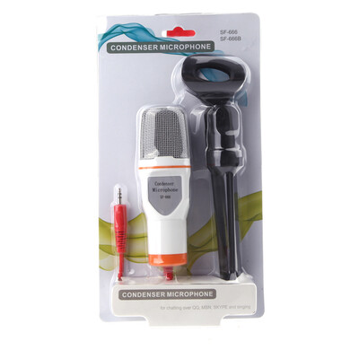 Mic Wired Condenser Microphone with Holder Clip for Chatting Singing Karaoke PC Laptop Black
Mic Wired Condenser Microphone with Holder Clip for Chatting Singing Karaoke PC Laptop Black