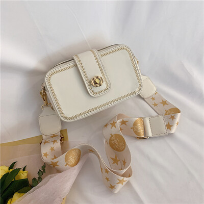 Summer fashion bag new 2019 shoulder slung bag ins Korean version of Joker broadband texture small square bag
Summer fashion bag new 2019 shoulder slung bag ins Korean version of Joker broadband texture small square bag