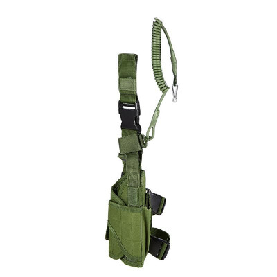 Outdoor Hunting Tactical Puttee Thigh Leg Pistol Gun Holster Pouch Wrap-around Army Green
Outdoor Hunting Tactical Puttee Thigh Leg Pistol Gun Holster Pouch Wrap-around Army Green