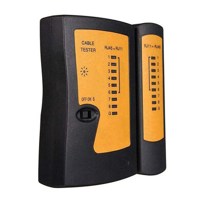 Gadget Network LAN Cable Tester RJ-11RJ-45 Cables Testing Machine DC 9V 25MA Ethernet Instrument
Gadget Network LAN Cable Tester RJ-11RJ-45 Cables Testing Machine DC 9V 25MA Ethernet Instrument