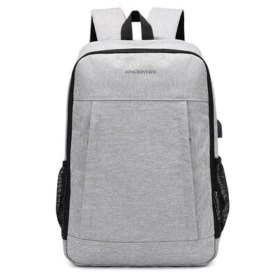 Laptop bag business travel USB charging bag Waterproof backpack shoulder bag male