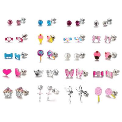 20 Pairsset Cute Stud Earrings Set Candy Cake Stud Earrings Set for Children Heart Shape Stud Earings Irregular Fashion Jewelry
20 Pairsset Cute Stud Earrings Set Candy Cake Stud Earrings Set for Children Heart Shape Stud Earings Irregular Fashion Jewelry