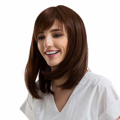 Gobestart Ladies Human Hair Brown Wigs With Bangs StraightCurly Middle Length Wave Wigs
Gobestart Ladies Human Hair Brown Wigs With Bangs StraightCurly Middle Length Wave Wigs