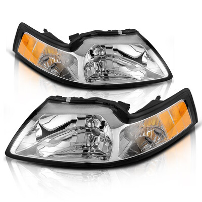 Chrome Housing Headlights For 1999-2004 Ford Mustang Pair Replacement LeftRight 2000 2001 2002 2003
Chrome Housing Headlights For 1999-2004 Ford Mustang Pair Replacement LeftRight 2000 2001 2002 2003