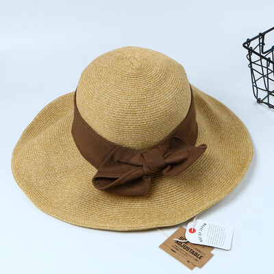 Korean version of Japanese straw hat foldable Sun Li with bow bow hat students out of paper straw hat tide
Korean version of Japanese straw hat foldable Sun Li with bow bow hat students out of paper straw hat tide