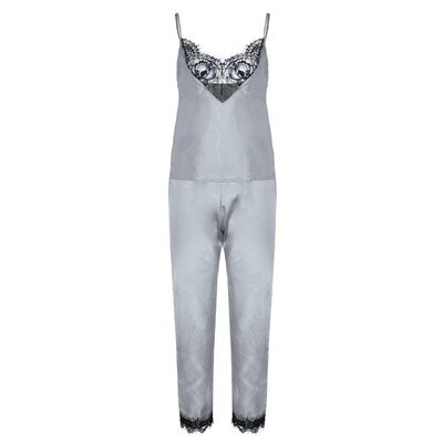 Toponeto New Women Stain Lace Lingerie Nightdress Pajamas Camisole Trousers Sleepwear Set
Toponeto New Women Stain Lace Lingerie Nightdress Pajamas Camisole Trousers Sleepwear Set