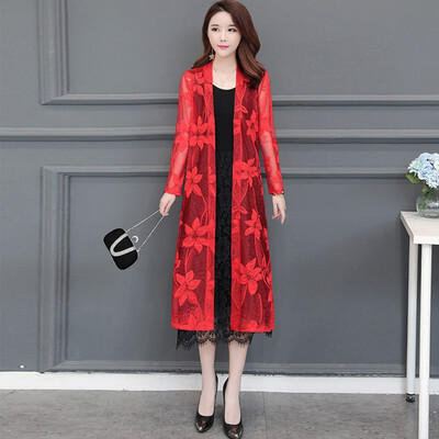 blouse women Summer Solid Color Open Front Thin Chiffon Sun Protection Lace Openwork Tops Beach Cardigan
blouse women Summer Solid Color Open Front Thin Chiffon Sun Protection Lace Openwork Tops Beach Cardigan