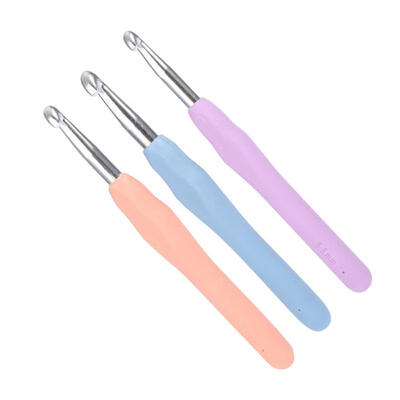 Greensen 3pcs Aluminum Crochet Hooks Set Smooth Knitting Needles with Soft TPR Handle
Greensen 3pcs Aluminum Crochet Hooks Set Smooth Knitting Needles with Soft TPR Handle