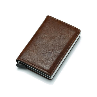 PU Leather Credit Holder Business Money Cash Card Package RFID Wallet Automatic Aluminum Alloy Card Case Men Bag
PU Leather Credit Holder Business Money Cash Card Package RFID Wallet Automatic Aluminum Alloy Card Case Men Bag