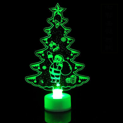 Christmas Ornaments Home LED Colorful Acrylic Christmas Night Lights Colorful Acrylic Table Lamps for Party Gifts
Christmas Ornaments Home LED Colorful Acrylic Christmas Night Lights Colorful Acrylic Table Lamps for Party Gifts