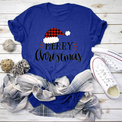 Tailored Womens Christmas Letter Printed Round Neck Short Sleeve T-shirts Tops Blouse
Tailored Womens Christmas Letter Printed Round Neck Short Sleeve T-shirts Tops Blouse