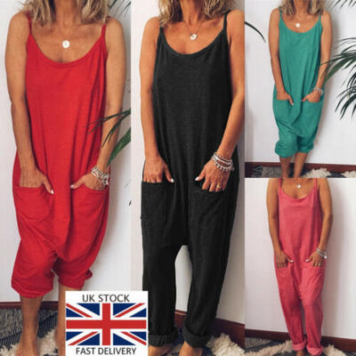 Women Dungarees Harem Strappy Pants Loose Jumpsuit Baggy Trouser Overalls Shorts
Women Dungarees Harem Strappy Pants Loose Jumpsuit Baggy Trouser Overalls Shorts
