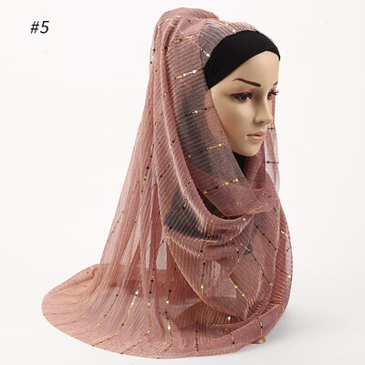 New Muslim scarf European&American style sequins cross-border headscarf Muslim hijab autumn shawl scarves
New Muslim scarf European&American style sequins cross-border headscarf Muslim hijab autumn shawl scarves