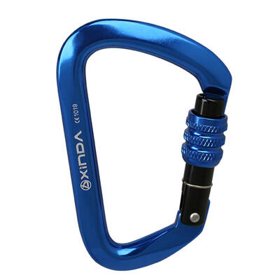 28KN D Shape Safety Master Lock Carabiner Outdoor Rock Climbing Buckle