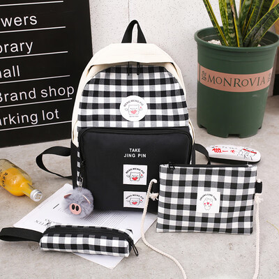 Mori plaid small fresh canvas double shoulder bag Korean version ins schoolbag female Harajuku high school students double shoulde
Mori plaid small fresh canvas double shoulder bag Korean version ins schoolbag female Harajuku high school students double shoulde