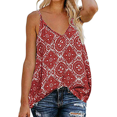 Nomeni Women Sling V Neck Sleeveless Strap Print Down Front Casual Loose Shirts Tops
Nomeni Women Sling V Neck Sleeveless Strap Print Down Front Casual Loose Shirts Tops