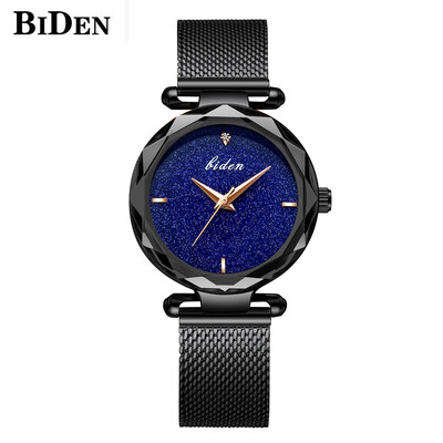 BIDEN Biden female watch vibrato with the same magnet magnet Milan mesh with waterproof star ladies quartz watch
BIDEN Biden female watch vibrato with the same magnet magnet Milan mesh with waterproof star ladies quartz watch