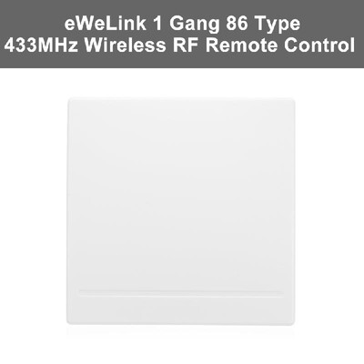 eWeLink Push Button Wall Light Switch Remote Controller 3 Gang 86 Type ONOff Switch Panel 433MHz Wireless RF Remote Control Trans
eWeLink Push Button Wall Light Switch Remote Controller 3 Gang 86 Type ONOff Switch Panel 433MHz Wireless RF Remote Control Trans