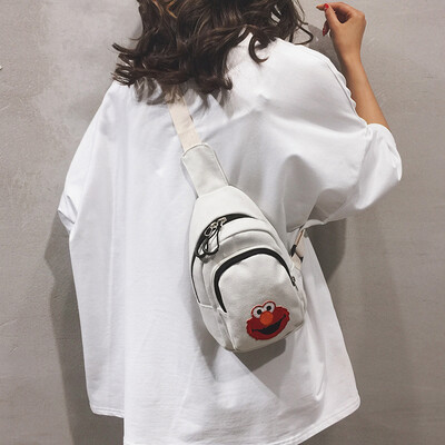 Small bag female 2019 new Korean version of the wild Sesame Street canvas Messenger bag ins Japanese Harajuku girl chest bag
Small bag female 2019 new Korean version of the wild Sesame Street canvas Messenger bag ins Japanese Harajuku girl chest bag