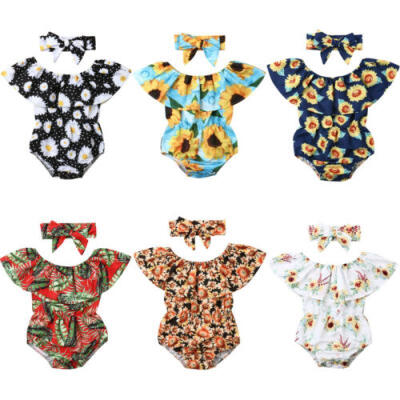 US 2pcs Newborn Baby Girl Romper Bodysuit Jumpsuit Headband Clothes Outfits Set
US 2pcs Newborn Baby Girl Romper Bodysuit Jumpsuit Headband Clothes Outfits Set