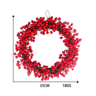 Toponeto 303540cm Red Berries Christmas Wreath Red Wreath Hanging Christmas Decoration
Toponeto 303540cm Red Berries Christmas Wreath Red Wreath Hanging Christmas Decoration