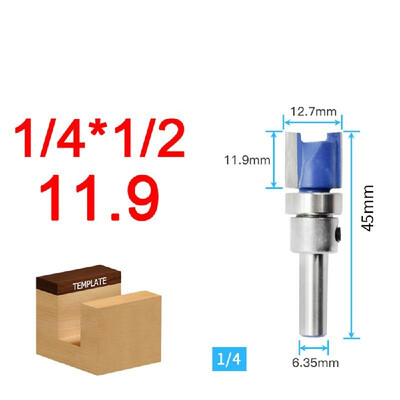 3PCS 14 inch Shank Flute Flush Trim Pattern Router Bit Set Top Bearing Woodworking Milling Cutter Tool
3PCS 14 inch Shank Flute Flush Trim Pattern Router Bit Set Top Bearing Woodworking Milling Cutter Tool