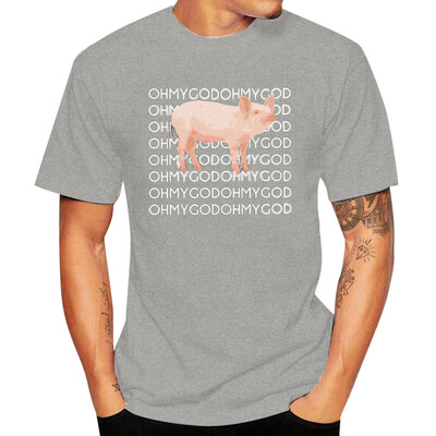 Toponeto Summer Mens Fashion Oh My God Pig T-Shirt Funny Pig Graphic Tee Shirt Casual
Toponeto Summer Mens Fashion Oh My God Pig T-Shirt Funny Pig Graphic Tee Shirt Casual