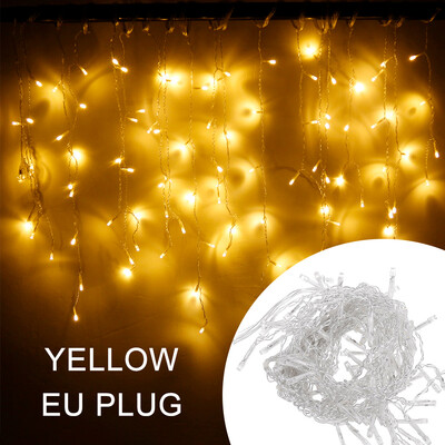 4M 96 LEDs Fairy String Lights Curtain Drop Light IndoorOutdoor Christmas Garden Stage Decorative Light
4M 96 LEDs Fairy String Lights Curtain Drop Light IndoorOutdoor Christmas Garden Stage Decorative Light